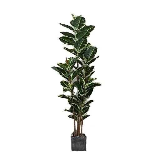 Hot Selling Nearly Natural Plastic Home Decor Quality Plastic Material planted Artificial Fiddle Leaf Fig Tree