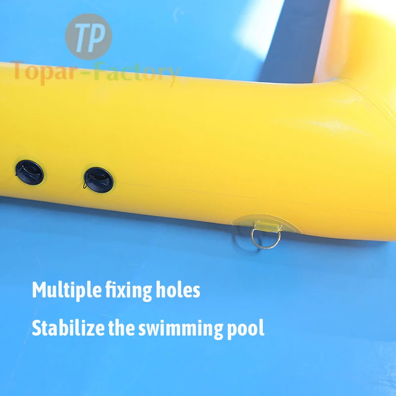 Commercial Large Pvc Court Water Ball Inflatable Volleyball Pool with net