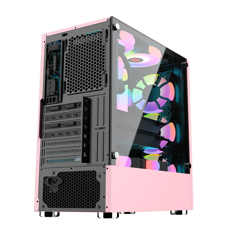 Hot selling product computer case mini itx with power supply aluminium atx cabinet pc gaming cases with Bottom Price