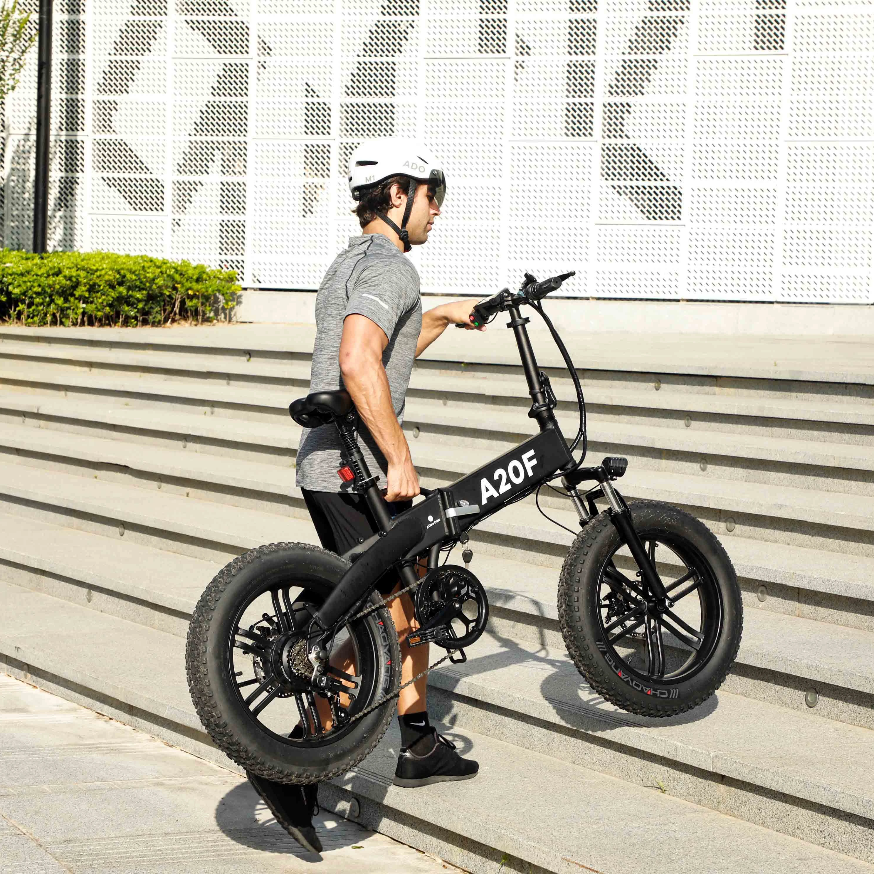 EU US UK INA warehouse ADO A20F folding fat tire  ebike electric city bike bicycle mountain road bicicleta mountain bike