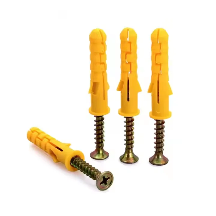 Manufacturer direct selling plastic expansion anchor bolt small yellow croaker expansion pipe M6-M12