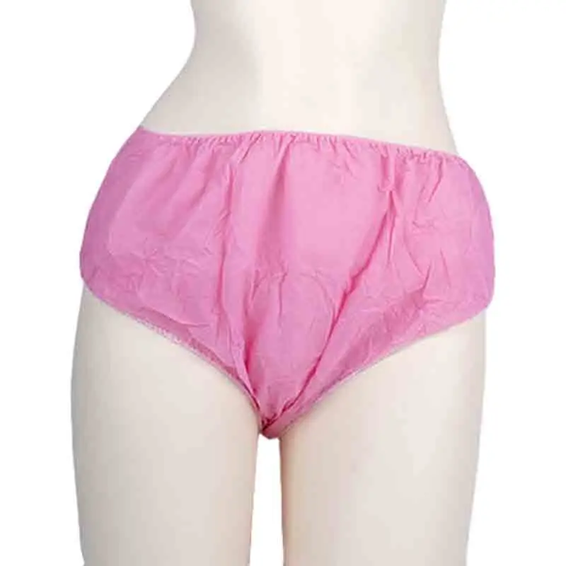 Non Woven Thongs Spa Sauna Disposable Panties For Women Period Underwear For Spa Postpartum Massage Panty