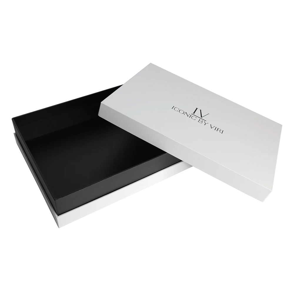 Белая Жесткая крышка и картонная упаковка для косметики с логотипом на заказ, Подарочная коробка с шейкой