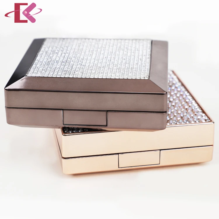 
High quality makeup empty face loose foundation powder compact packaging case 