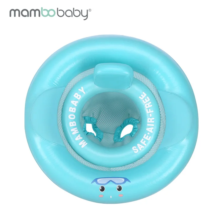 Mambobaby Non-inflatable Float Baby Swimming Ring Swim Trainer Inflatable Pool Float Boat Mambobaby Air Free Baby Seat Float