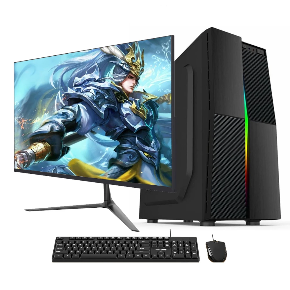 Assembled set bulk stand computador personal gaming computer gamer pc desktop