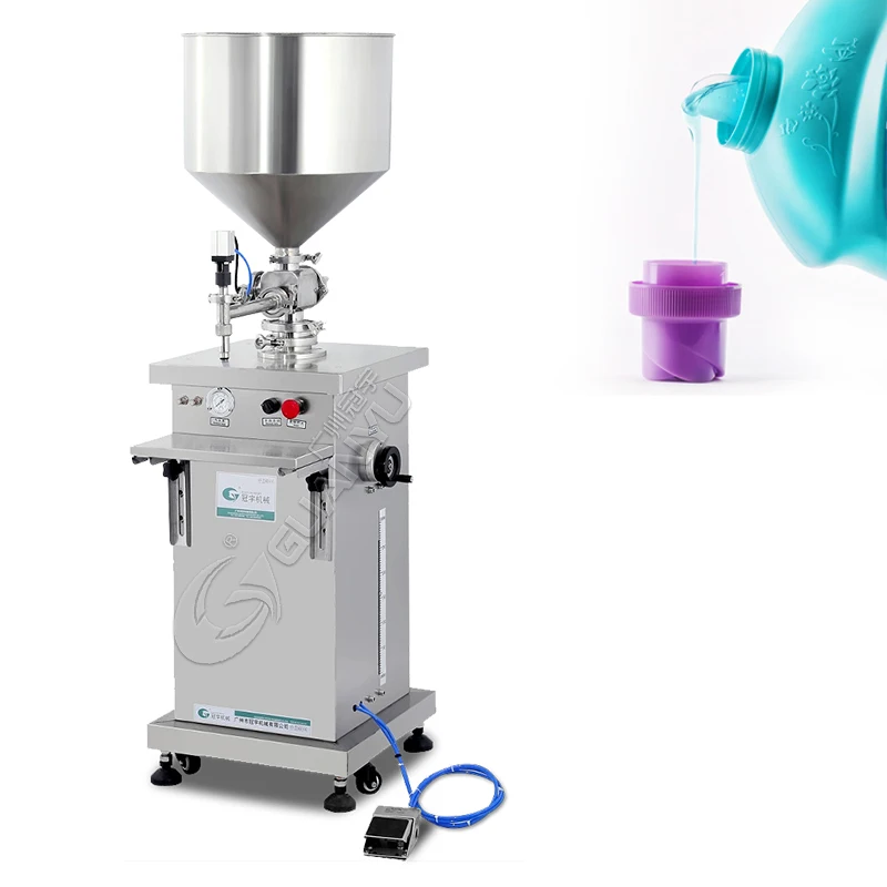 GY-250 Water Cream Shampoo Moisturizer Lotion Cosmetic Oil Honey Stick Food Sauce Paste Filling Machine