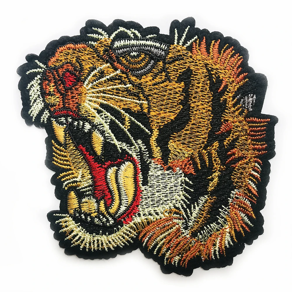 Custom Sport Patch Tiger Embroidered Patches
