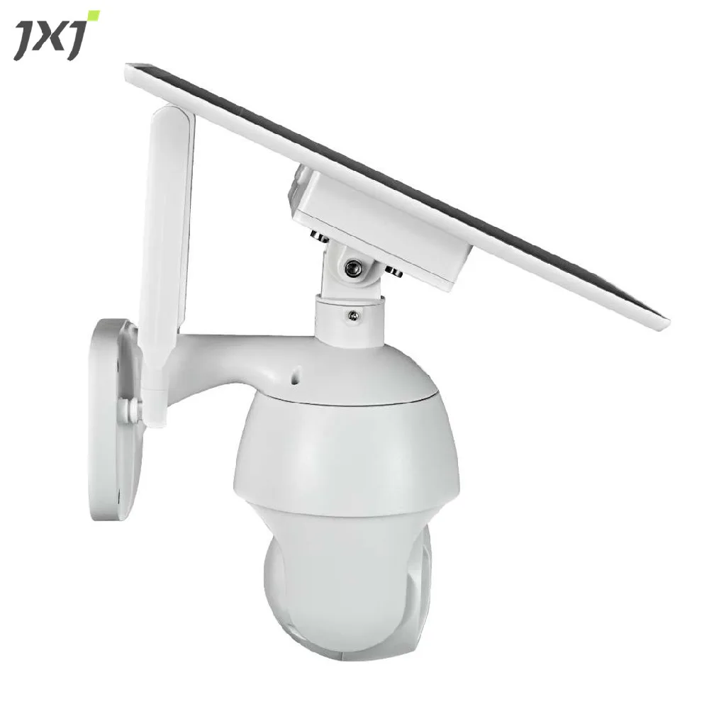 JXJ Buy Smart Power Lithium Battery WiFi 1080P PTZ Wireless IP Two-way Voice Tuya Smart Solar Security Light CCTV Camera Outdoor