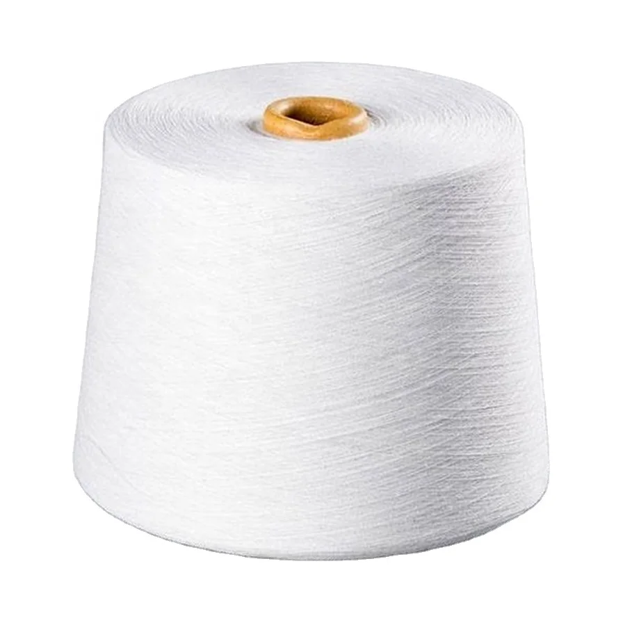 Fast Delivery cotton /polyester Blended Knitting Yarn Grey Cotton Yarn Crochet Thread