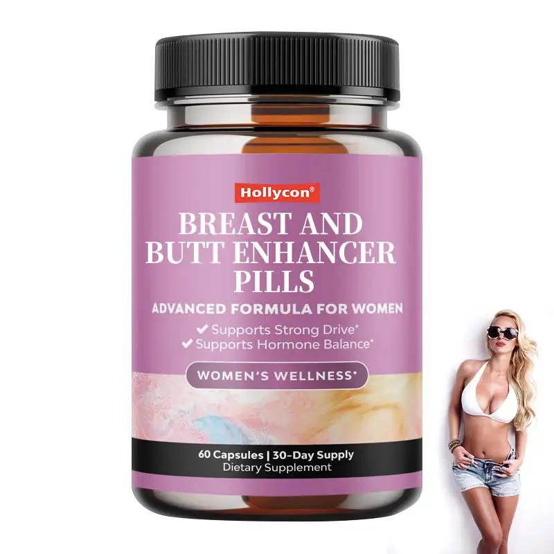 OEM Support Results May Vary Herbal Enhancement Pills with Horny Goat Weed for Women Breast and Butt Enhancer Capsules