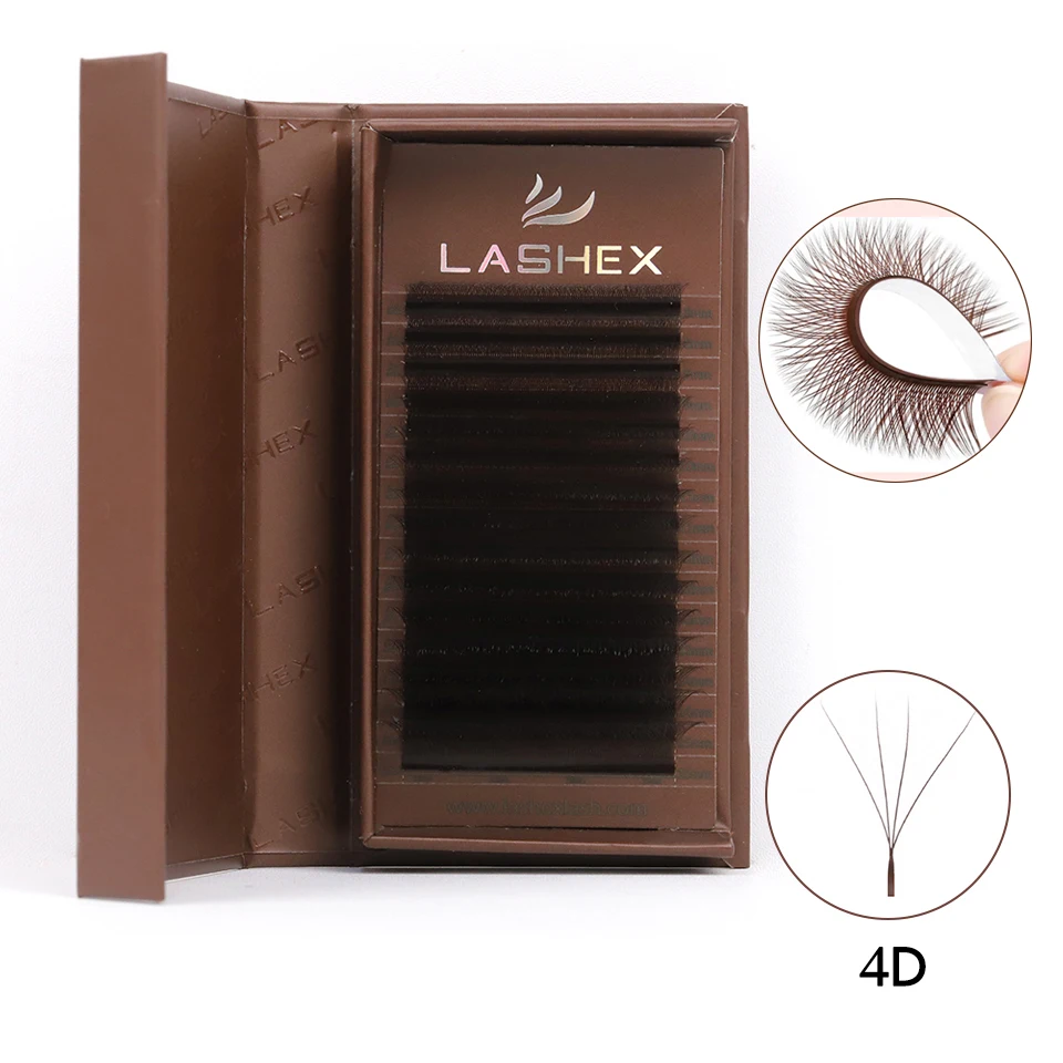 Wholesale High Quality Yy Shaped Individual Y Wire Eyelash Fluffy Clusters 3d Pre-made Volume Fans YY Matte D Lashes Extension