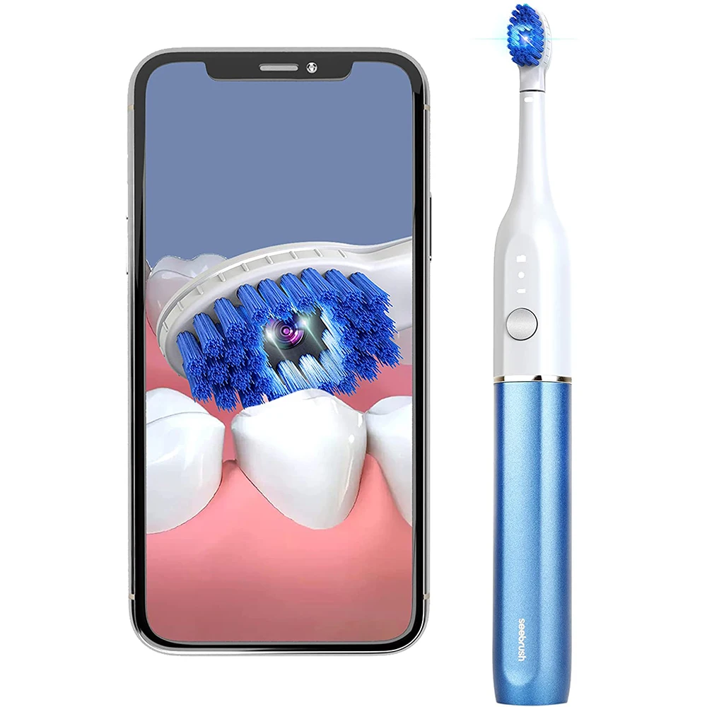 Camera Electric Toothbrush with Megapixel Macro Lens Ultrasonic Electronic Toothbrush Waterproof Sonic Electric Toothbrush