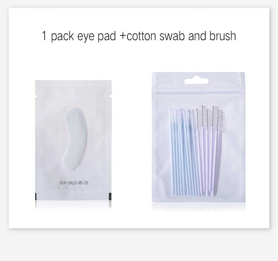 Ibcccndc SZ01639 eyelash glue 10pcs/set makeup keratin eyelash lift curling extention fast drying eyelash lift perm kit