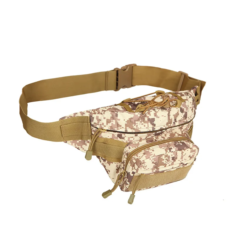 Wholesale customized men running camo tac tical mil itary waist bag fanny pack