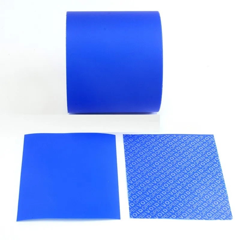 Anti Theft  Blue Non Residual Tamper Proof  VOID Open Security  Seals Label Warrent Sticker