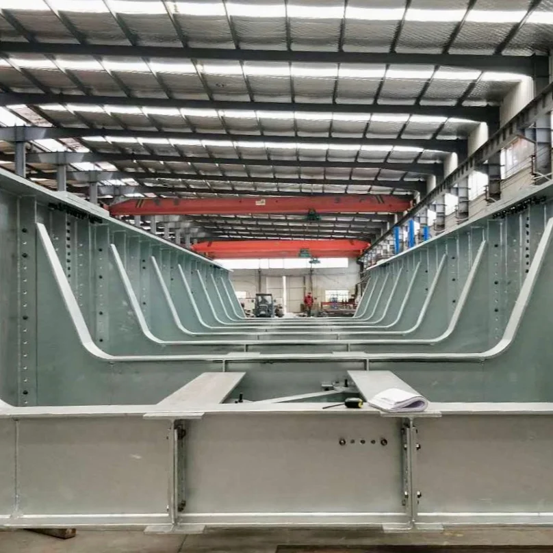 Free design drawing prefabricated steel pedestrian bridge