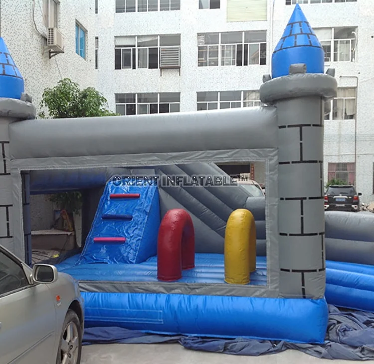 Orient Inflatables Popular 5n1 dragon combo inflatable bouncy castle and slide