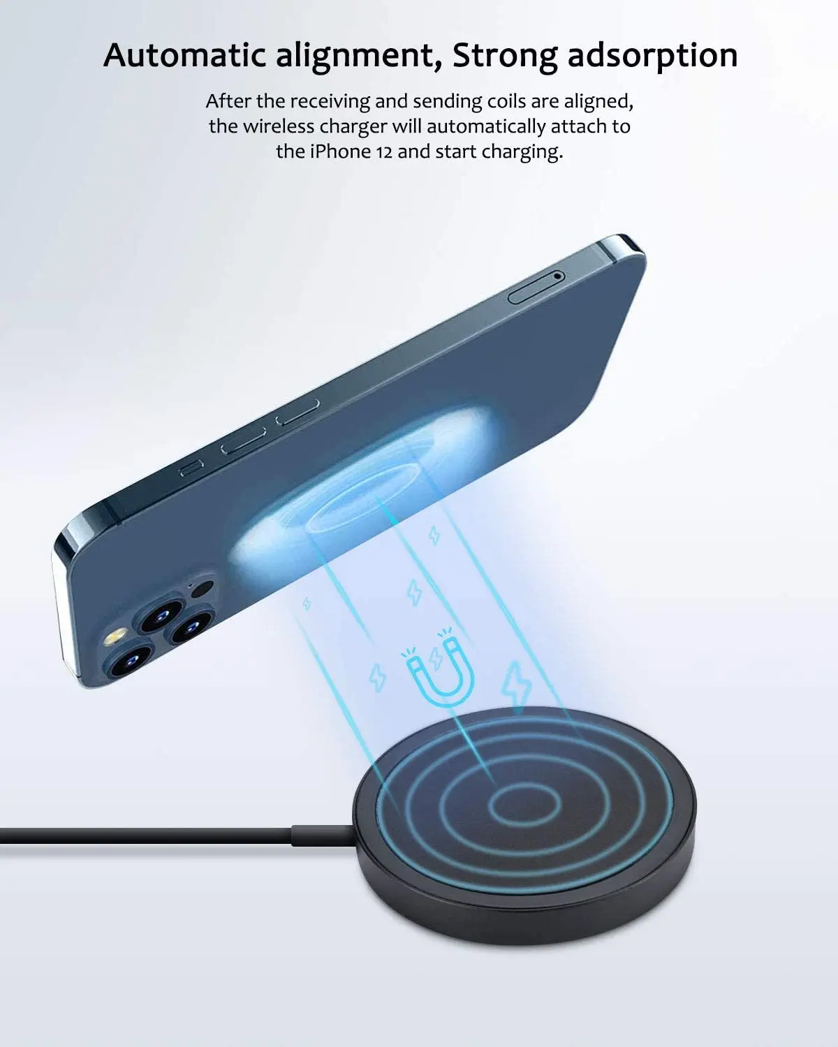 
Wireless Charger Magnetic 7.5W 10W 15W 3 in 1 Wireless Charger fast Charge For iPhone 12 pro type C fast charger set for ipods12 