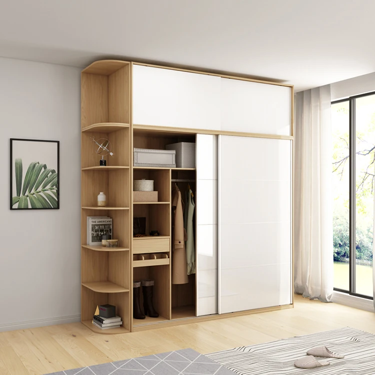 МДФ, квартирный шкаф, раздвижная дверь, деревянный шкаф для спальни