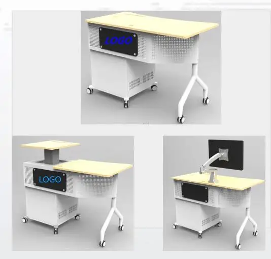 Тележка для презентаций AV с колесами, электрическая регулируемая высота, компьютерный шкаф, классная тележка для учителей