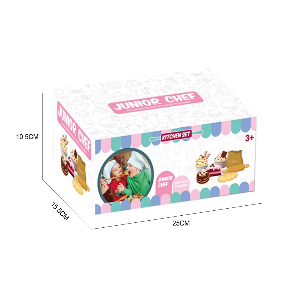 Manufacture set kitchen cookware children kitchen iron pot sets cooking game with BACI