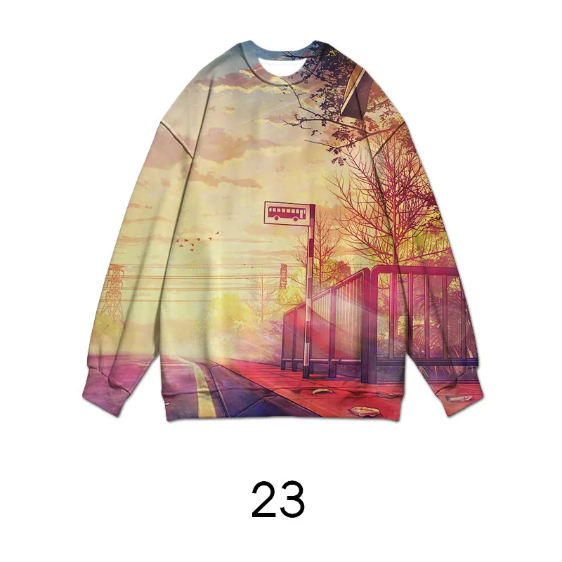 Spring and Autumn Trendy Haikyuu!! Digital Print Men and Women Anime Hoodie