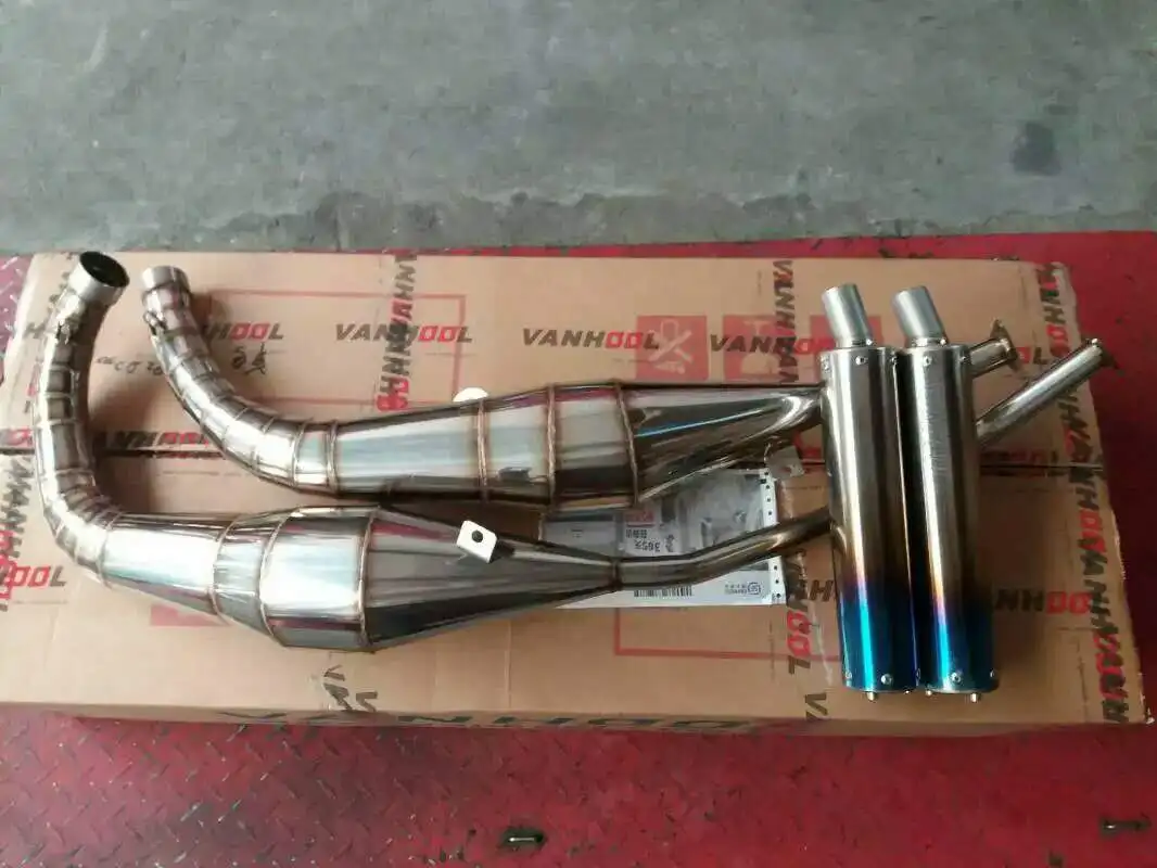 Универсальный мотоциклетный глушитель, глушитель выхлопной трубы, запчасти для мотоциклов