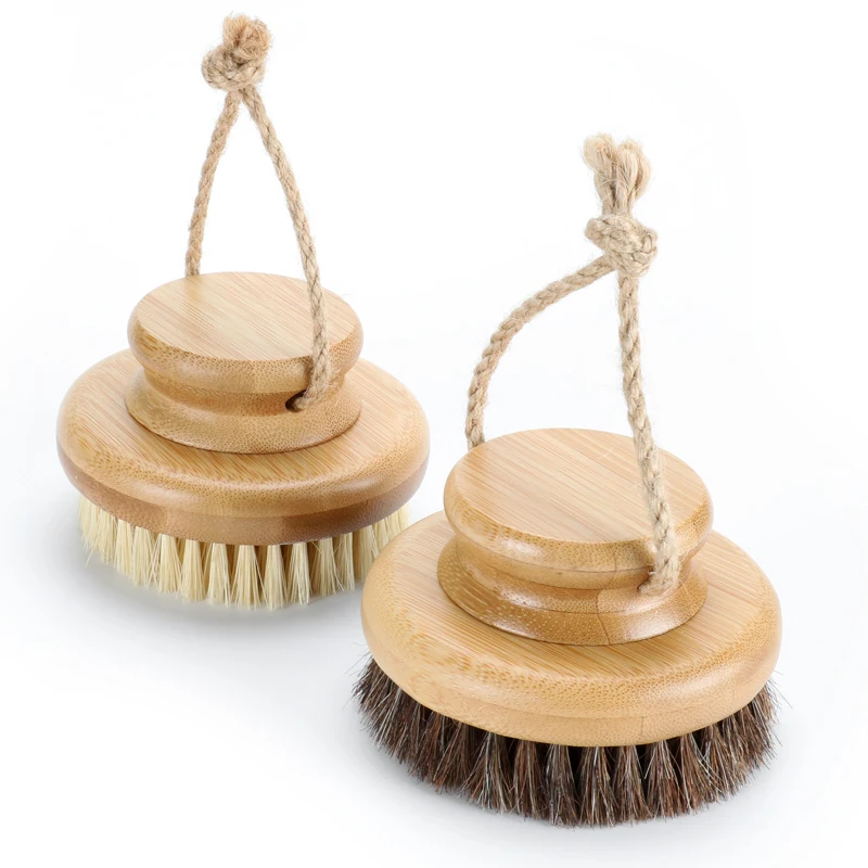 Abeis Eco Friendly Spa Message Shower Wooden Brush Exfoliating Body Smoother Dry Skin Bath Brush Wholesale