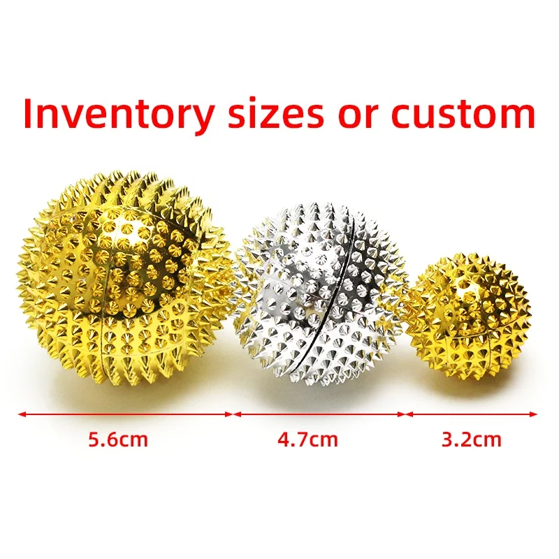 Hand And Palm Massage Magnetic Massager Needle Massage Ball Manual MassageBall Palms Acupoints Pressing Spiky Roller Balls
