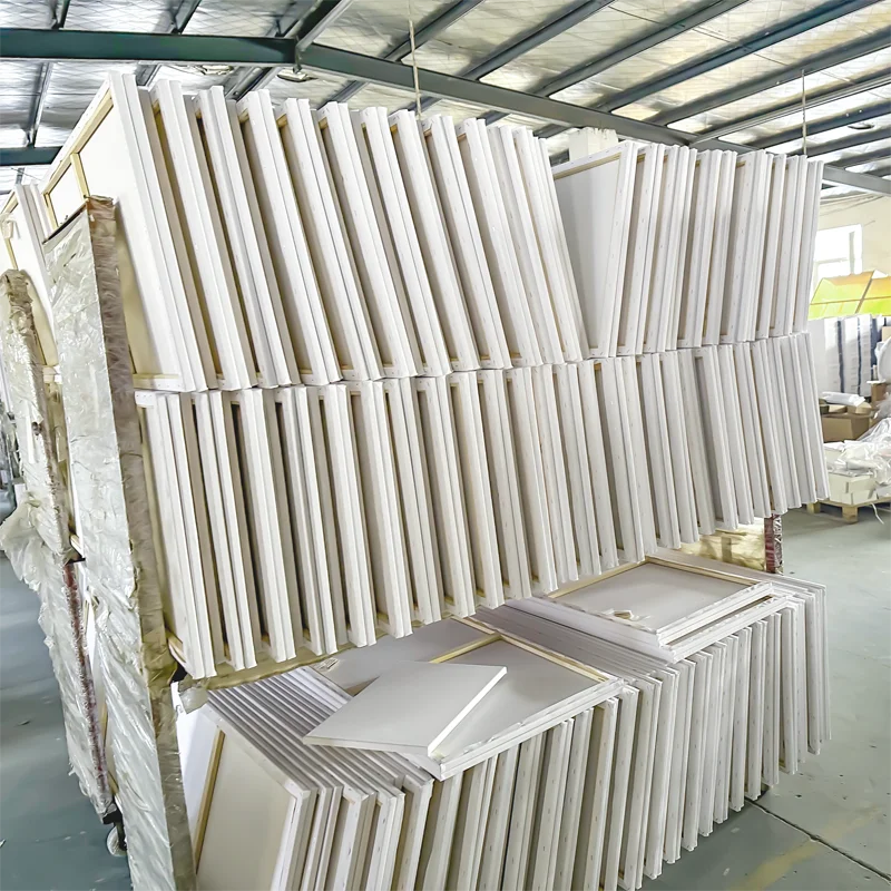 8x10 Inch Canvases Painting Blank Canvas Boards Acid-Free 100% Cotton for Acrylics Oil Watercolor Paints