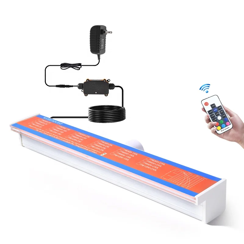 New Product Rectangular Waterfall Feature Pool Fountain Water Feature Indoor Pool Cascade Waterfall