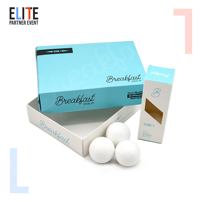 Coated Paper Golf Ball Paper box Sleeve