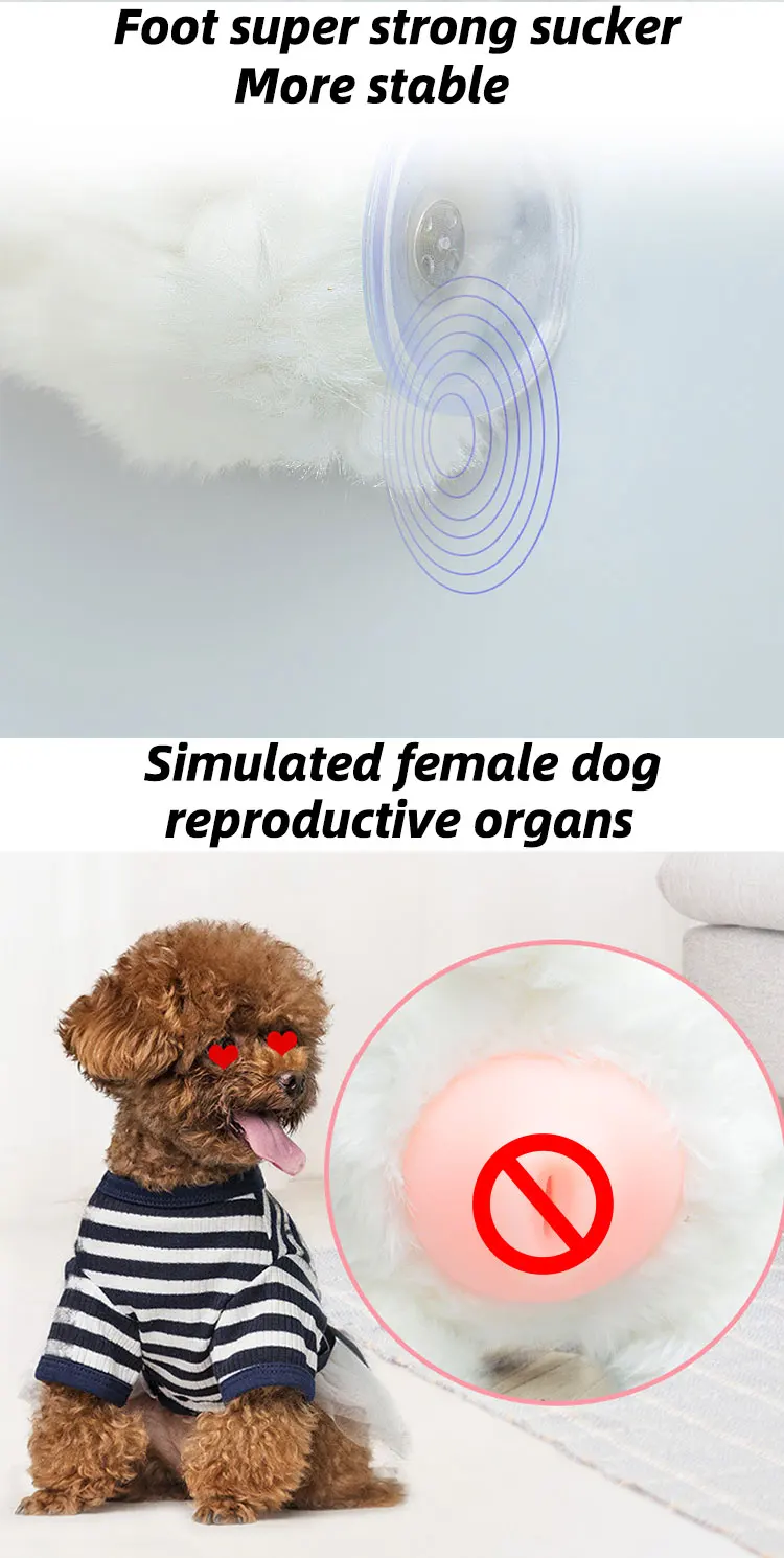 S/M/L/XL/XXL Interactive Sleeping Estrus Sex Partner Plush Stuffed Toys Teddy Chihuahua Play Funny Pet Sex Toys For Dog