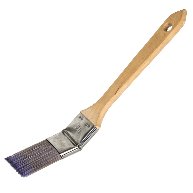PET Filament Radiator Paint Brush With Wooden Handle