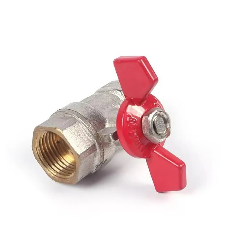 1/2'-1' Female Male Threaded Gas Valve Ball Valve Ball Butterfly Handle Brass Valve