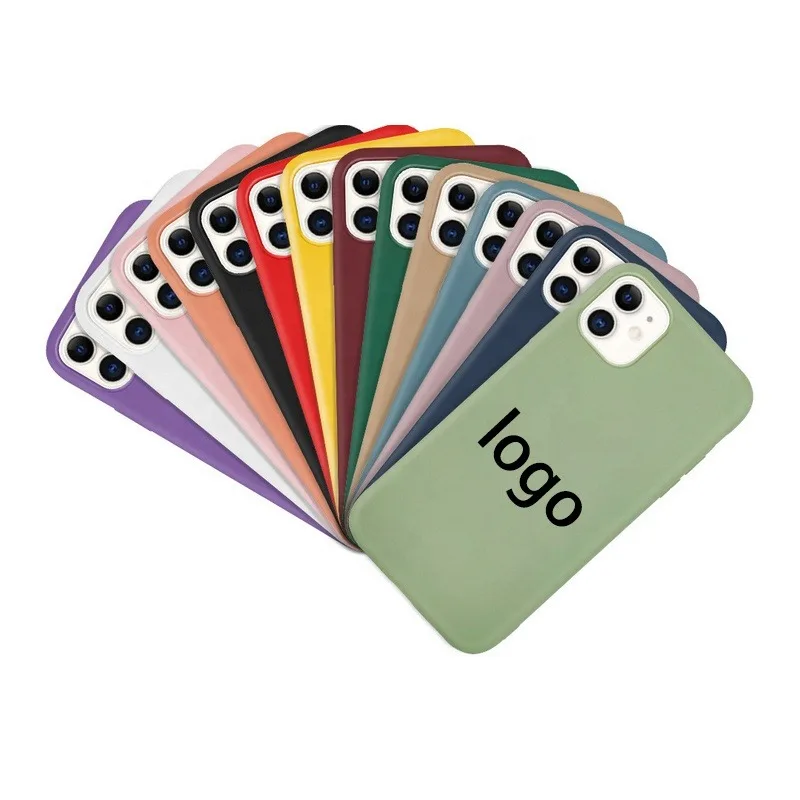 2022 new custom LOGO Silicone Tpu Custom Designers Mobile Phone Case Cover liquid silicone phone case accessories for iPhone