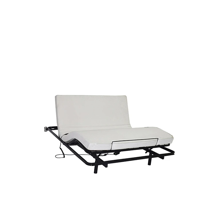 2020 Popular Mechanical Beds Power Base Queen King Adjustable Bed With Mattress For Sale