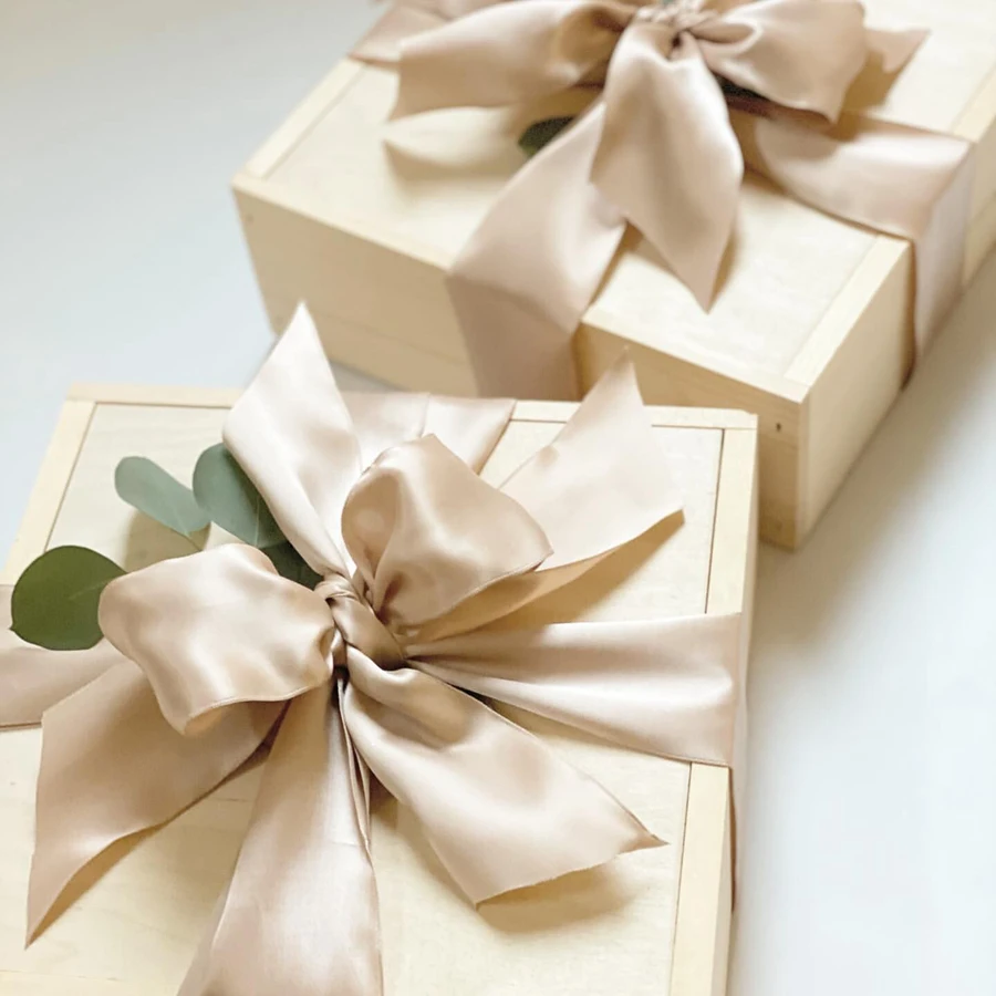 China wholesale fabric ribbon pure color gift craft packaging wedding decorative french single double sided satin ribbon 38mm