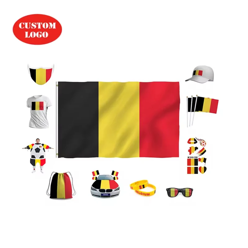 Nuoxin Hot Selling Germany Country Flag Football Set Fan Products German Flag for Decorate