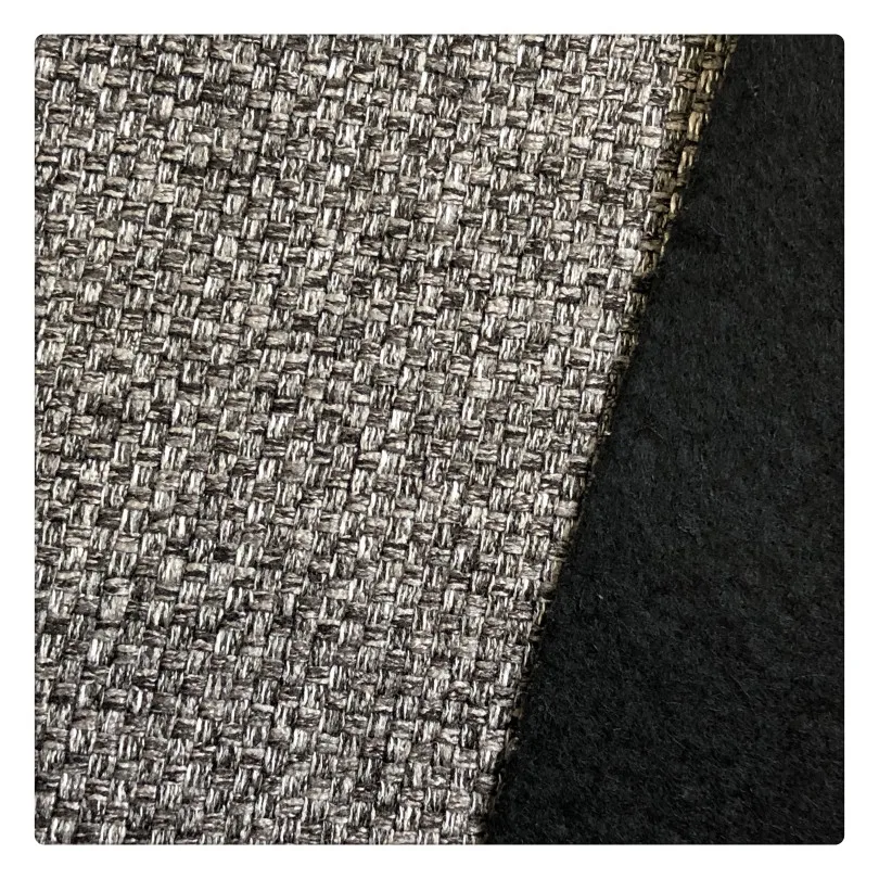 High Quality Polyester Plain Linen Upholstery Fabric for Sofa and chair