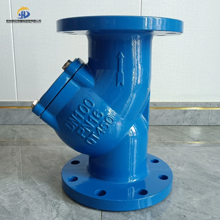Hydraulic WCB Y Type Flanged Strainer Sanitary & PN16 2 inch Carbon Steel Y-shaped Filter