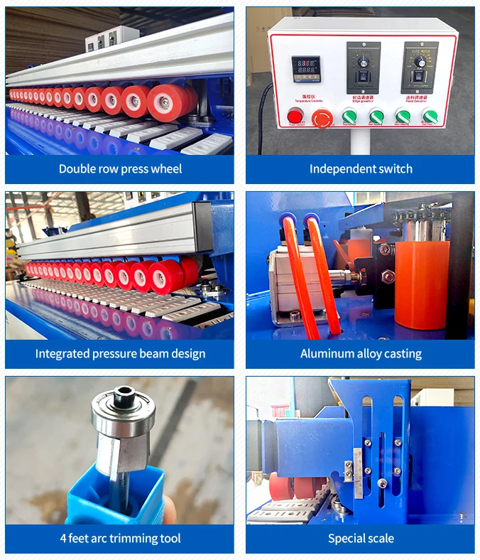 High speed small edge bander edge banding machine  wood machinery for mdf pvc panel board