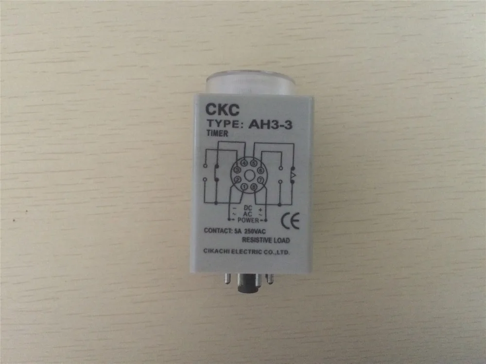 SDPSI1pc AH3-3 Задержка включения реле времени 8 Pin 30С 60С 3 мин таймер задержки 12VDC 24VDC 110VAC 220VAC