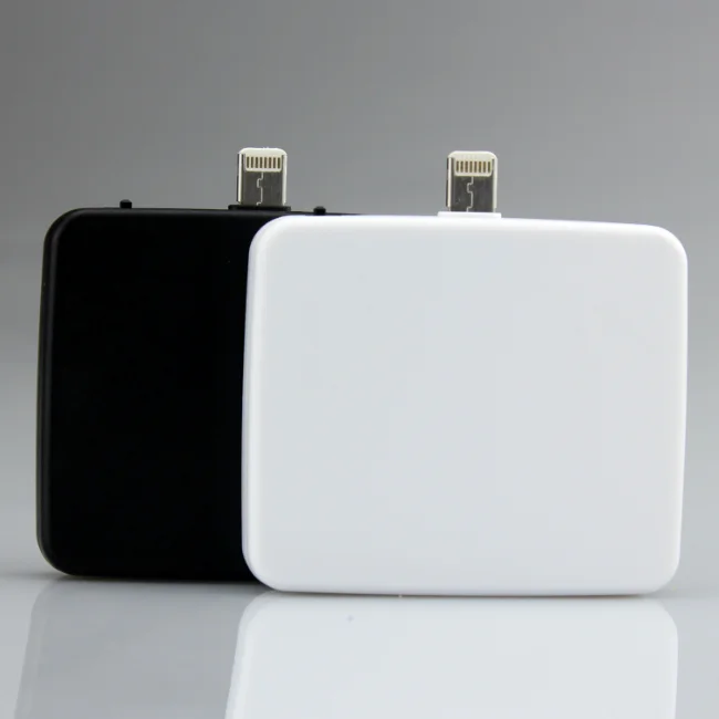 custom logo and package 1000mah Emergency Disposable Mini power bank  for iphone and for android