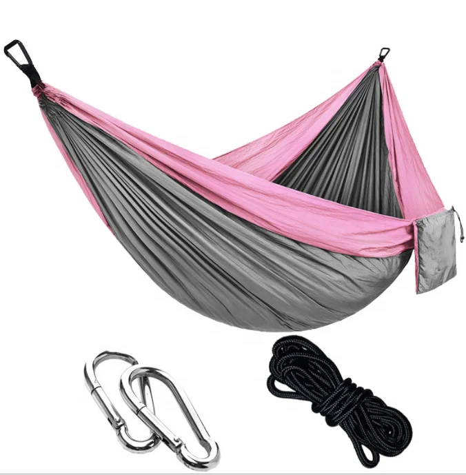 
Custom Ultralight Camping Hammock With Mosquito Net For Camping Nylon Mesh Hiking Hammocks tent Kinds Of Colors 