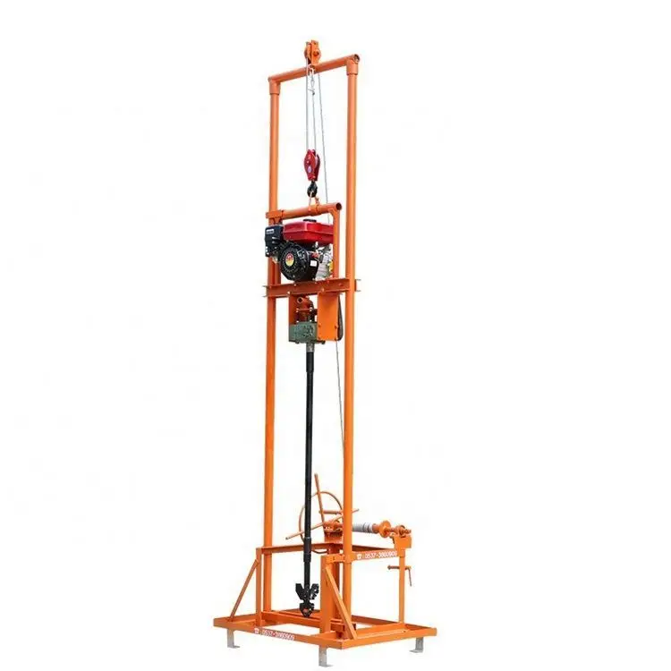 Rigs 100 Meter Drill To Make Water Well Trailer Drilling