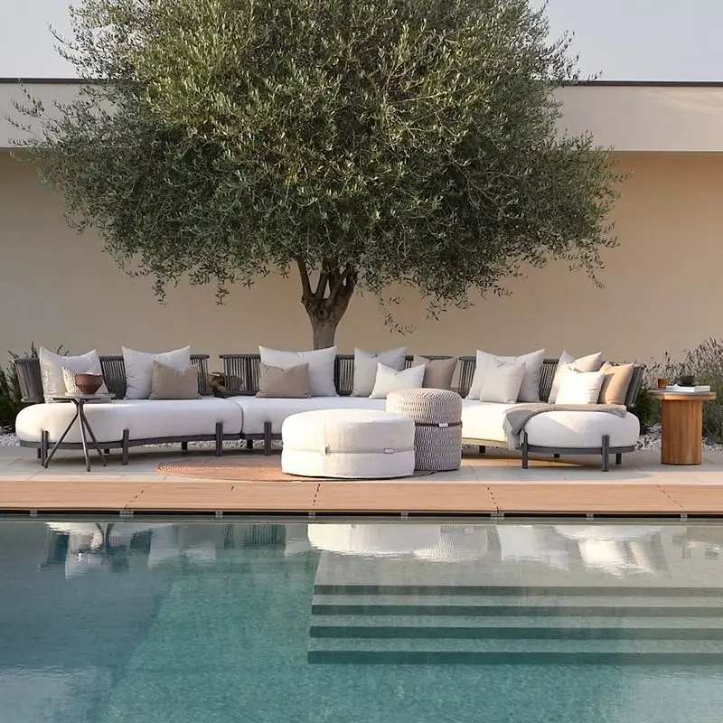 Rattan Garden Sofa Set Outdoor Garden Furniture Wicker Garden Sofa Dining Table Exclusive Quality Wholesale Rattan Furniture