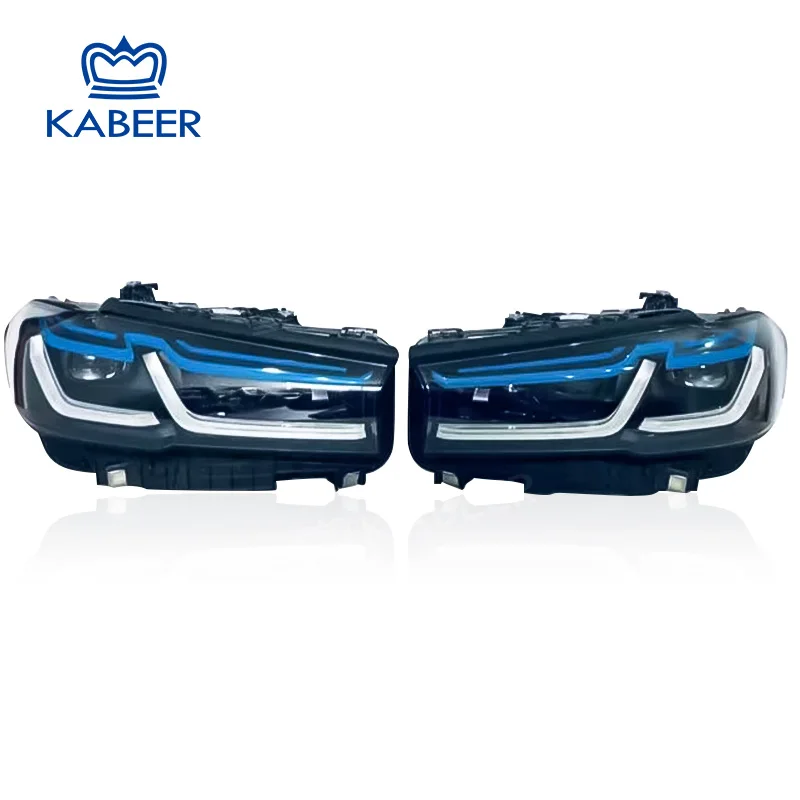 KABEER 5 series LCI G30 G31 G38 M5 Headlight 2017 LED upgrade to 2021 Laser Headlight Modified headlight head lamp light system
