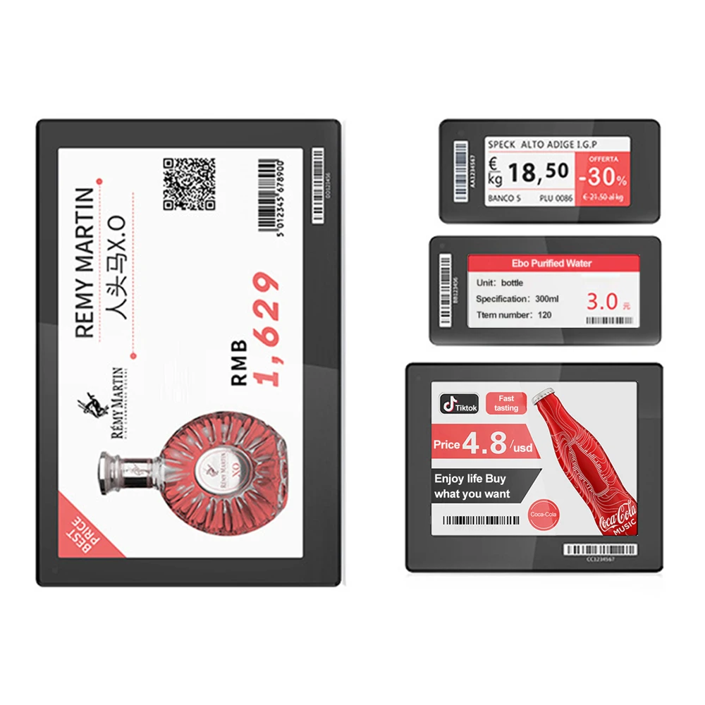 Esl Electronic Shelf Labeling System E-Ink Digital Pricing Label Supermarket Smart Display Price Tag 2.4Ghz With Cloud Software